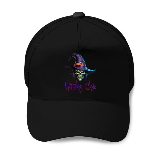 Halloween witch hat Baseball Caps Design