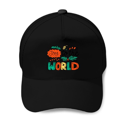 Christmas Joy to The World. Baseball Caps