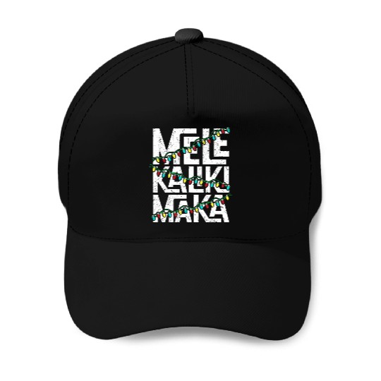 Mele Kalikimaka Hawaiian Christmas Holidays Themed Baseball Caps