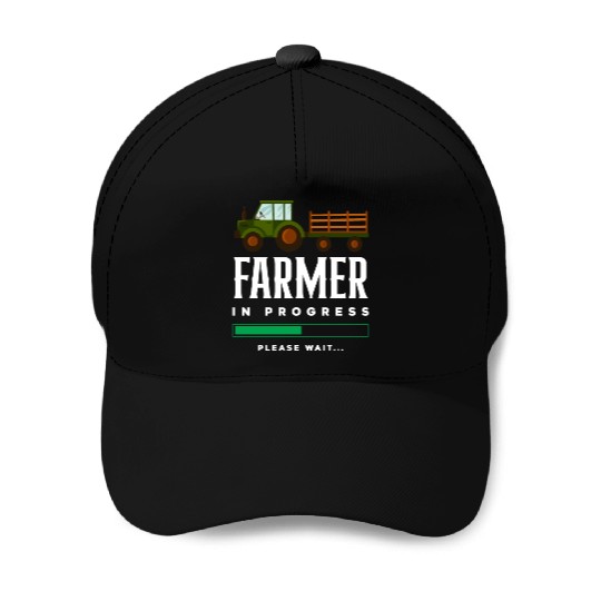 Farmer In Progress Funny Farmer Gift Baseball Caps