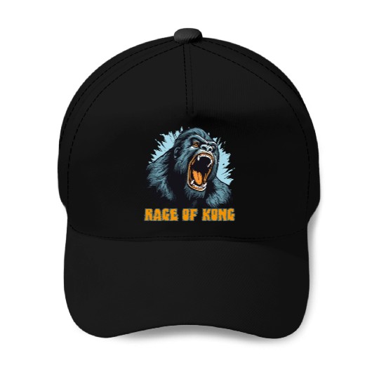 Gorilla Rage Baseball Caps