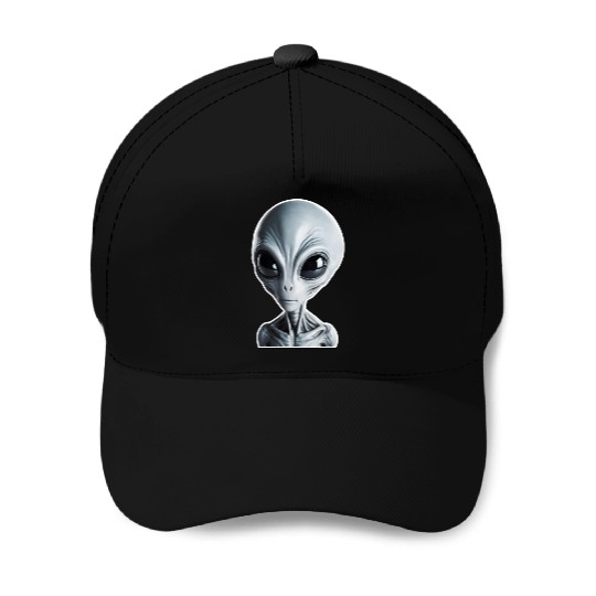 Grey Alien Baseball Caps