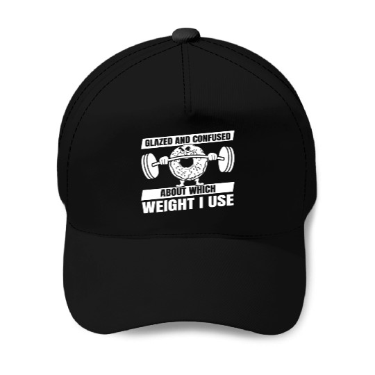 Fitness Donut Funny Donut Gym Baseball Caps