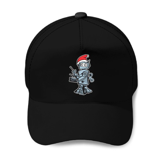 25 Hour Holiday Radio Show robot solo Baseball Caps