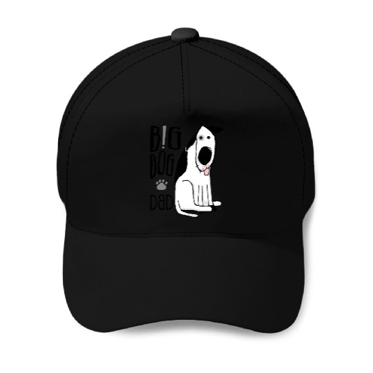 Big Dog Dad Baseball Caps