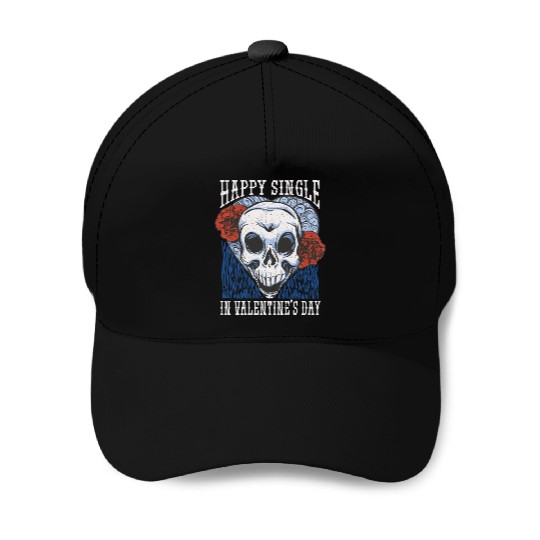 Solo Skull Valentine's Baseball Caps