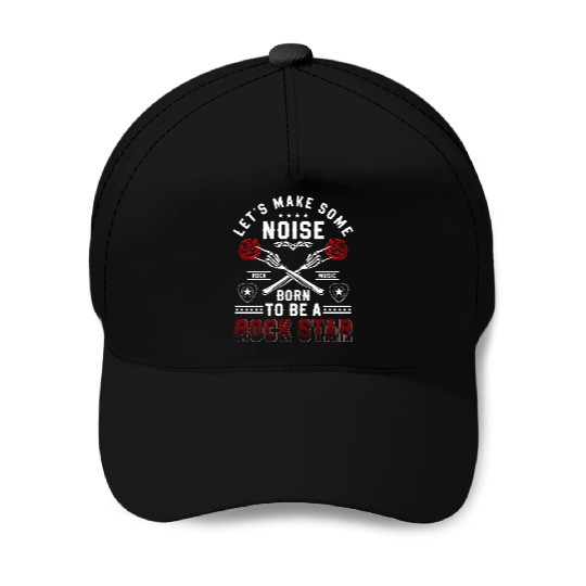Rock Hard Rock Music Genre Baseball Caps