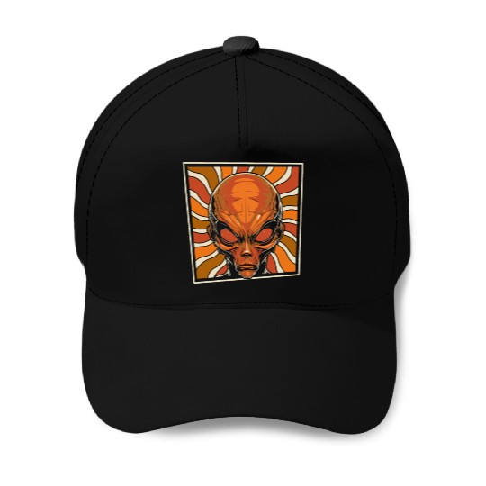 Alien Extraterrestrial Baseball Caps