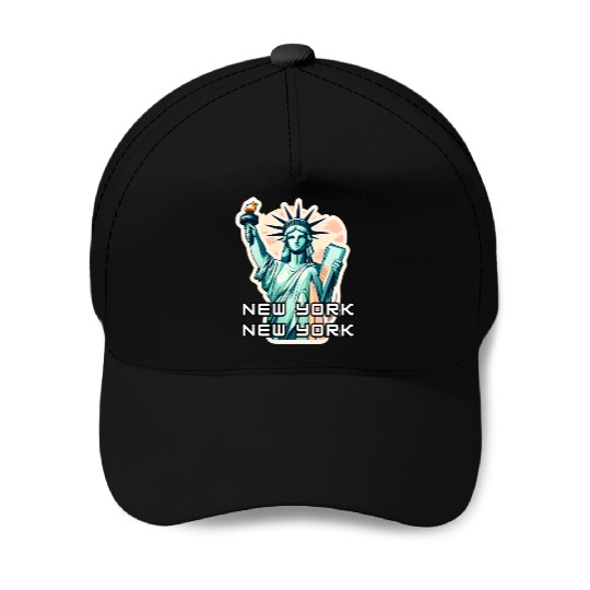 New York - Statue of Liberty Baseball Caps