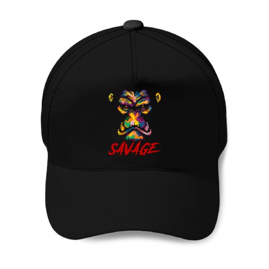 Savage Gorilla Baseball Caps