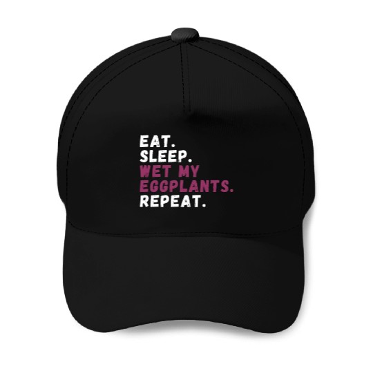 Eggplant Lover Healthy Cuisine Gardening Baseball Caps