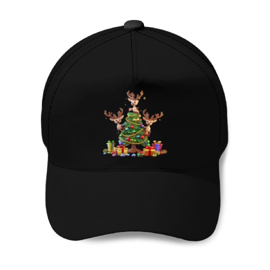 Christmas tree Baseball Caps