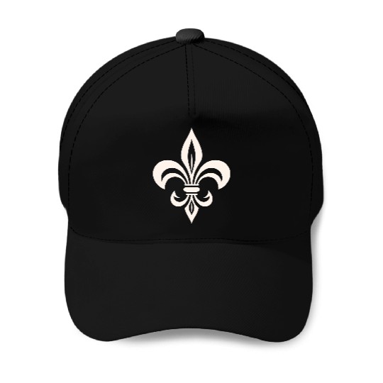 Simple French lily Logo Baseball Caps