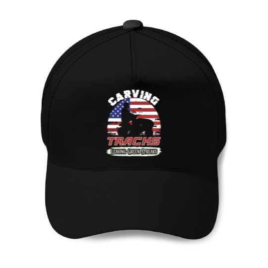 Lawn Mower Racing Gardener Racing Lawnmower Baseball Caps