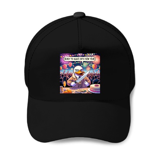 Duck Slice Meme Baseball Caps