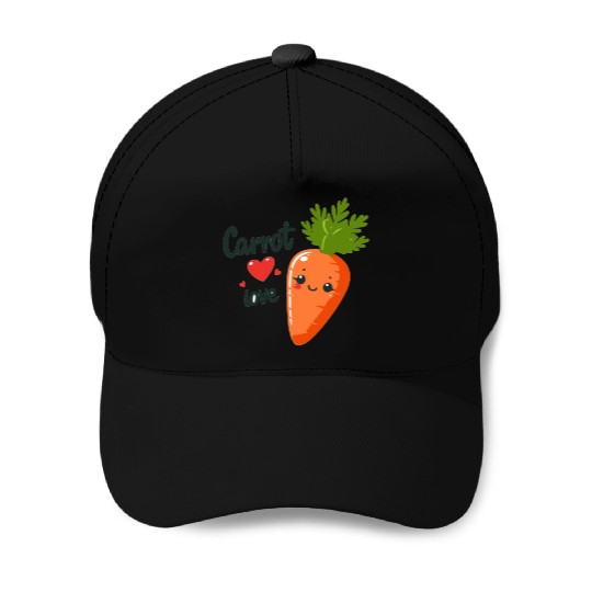 Carrot Love Baseball Caps
