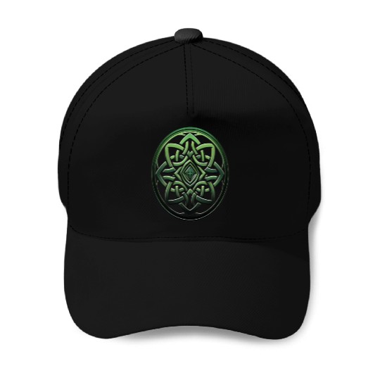St Patricks Day Celtic Knot Irish Scottish Symbol Baseball Caps