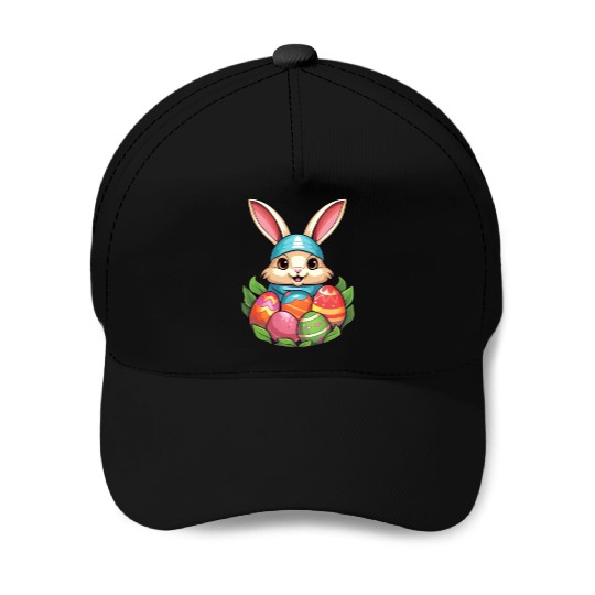 Easter Bunny Rabbit Easter Day Egg Hunting Baseball Caps