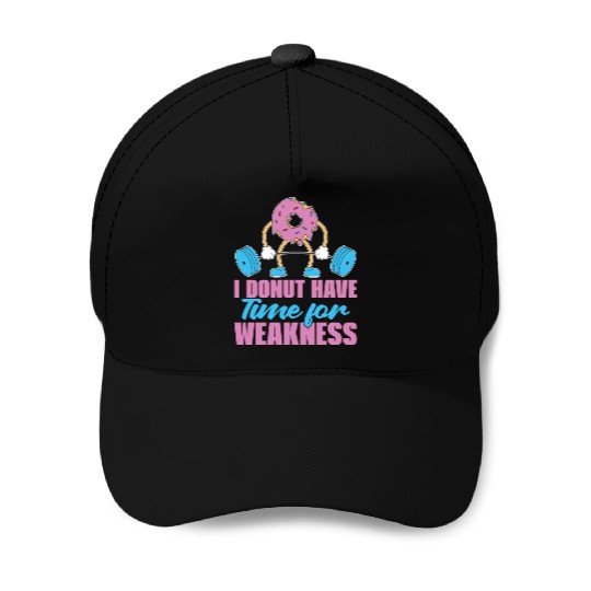 Fitness Donut Donut Gym Baseball Caps