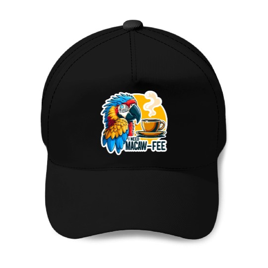 Blue Gold Macaw Macaw-Fee Coffee Lover Baseball Caps