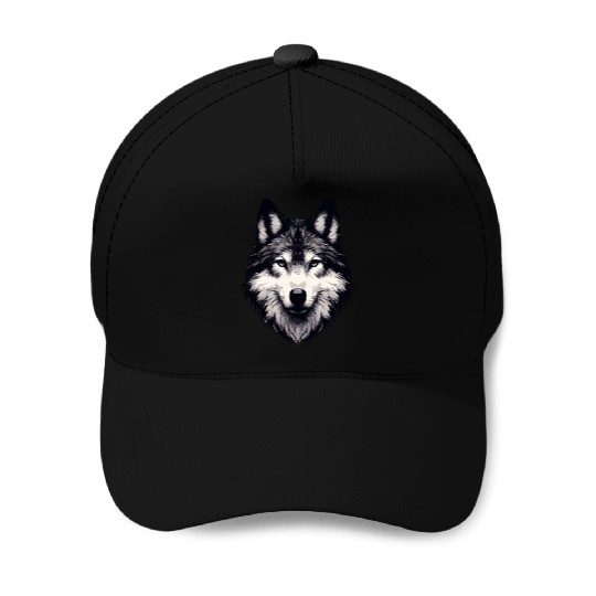 Mystic Alpha Wolf Baseball Caps