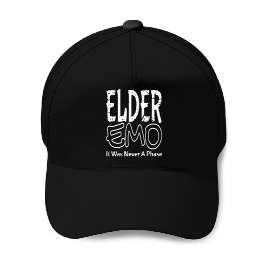 Elder EMO Never A Phase Gothic Baseball Caps