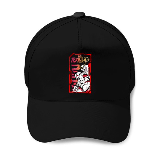 Gundam unicorn Baseball Caps