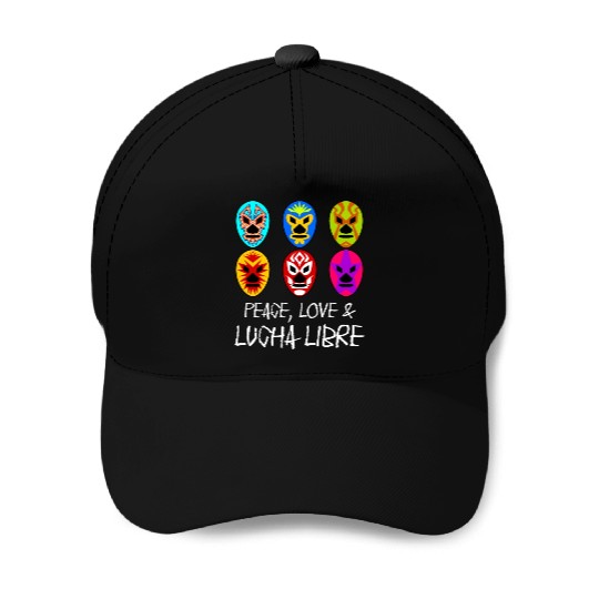 Lucha Libre Mask Wrestling Baseball Caps