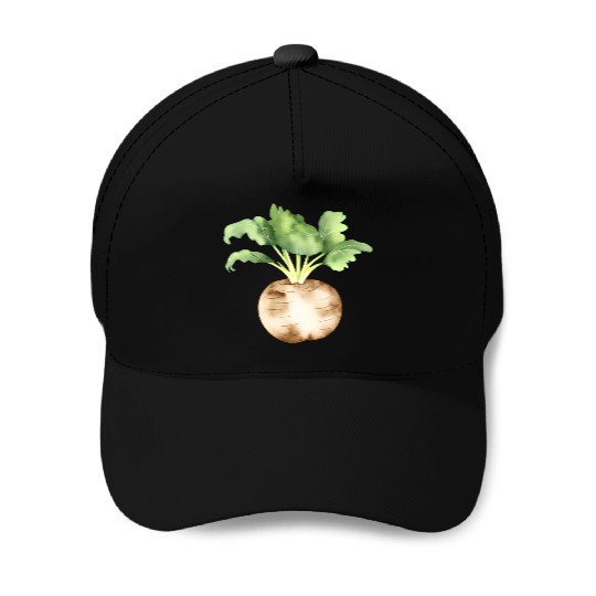 Fresh Turnip Baseball Caps