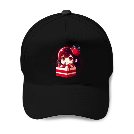 Red Velvet Cake Baseball Caps