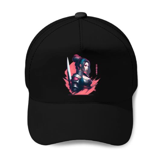 Cyberpunk Samurai Cyberpunk Baseball Caps