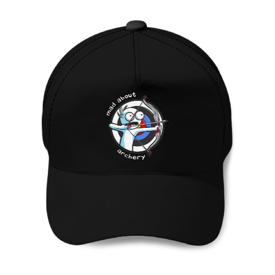 Mad About Archery Baseball Caps