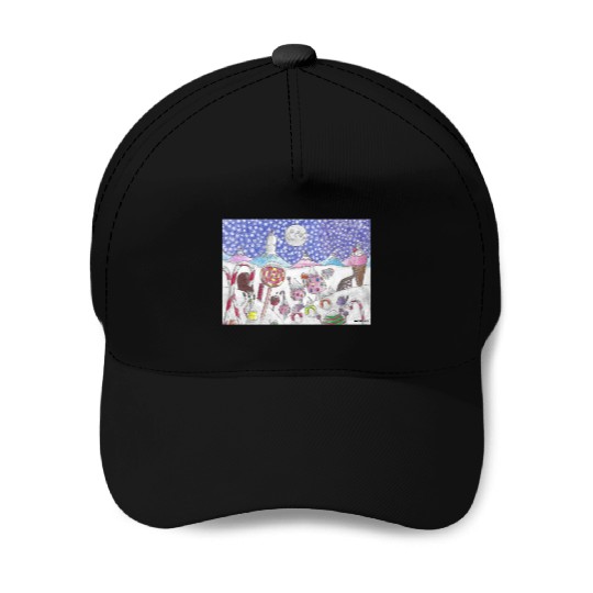 The Nutcracker Christmas Candy Land Baseball Caps