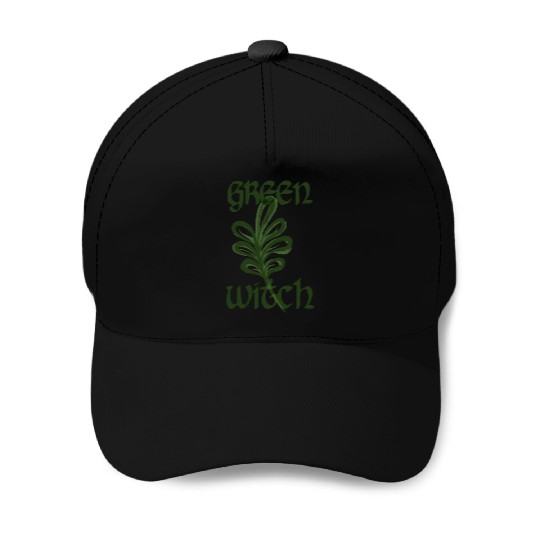 green witch Baseball Caps