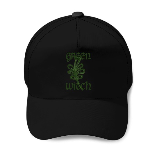 green witch Baseball Caps