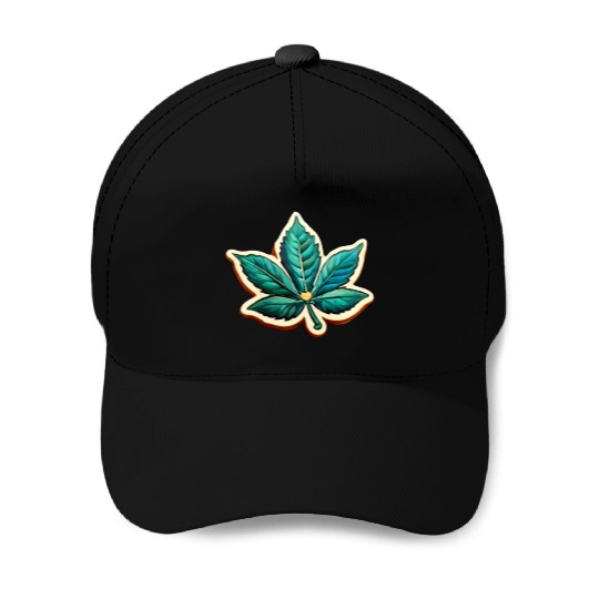 Marijuana Leaf Baseball Caps