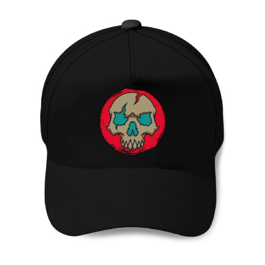 Animal crossing skull Baseball Caps