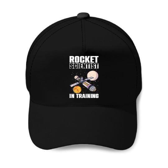 Rocket Scientist Studied Science In Training Baseball Caps