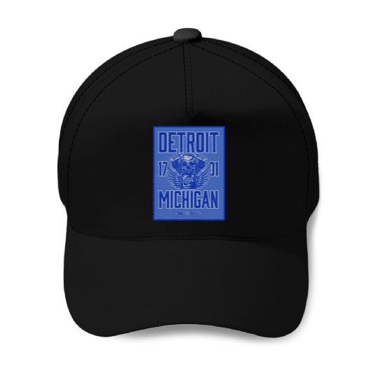 Detroit - Motor City Baseball Caps