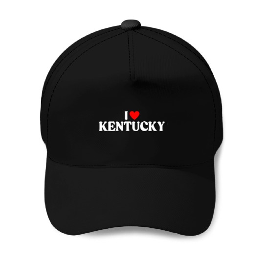 I Love Kentucky I Heart Kentucky Baseball Caps
