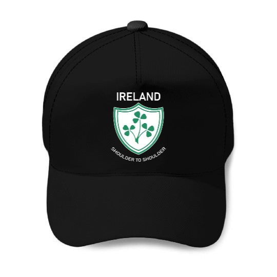 Ireland Rugby Crest Irish Shoulder to Shoulder Baseball Caps