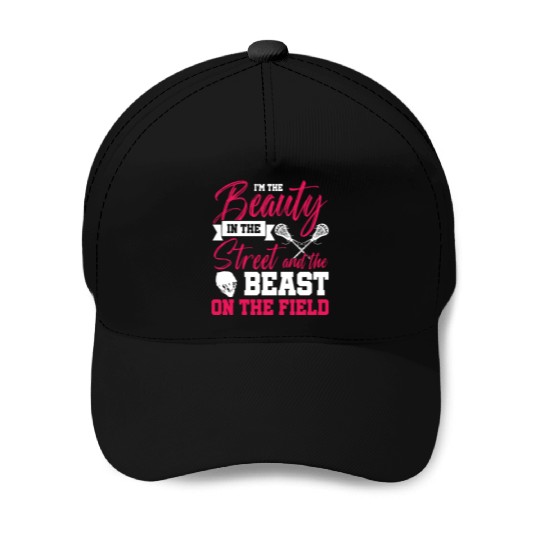 Funny lacrosse girl lax mom Baseball Caps