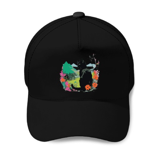 Cat Spring And Nature Baseball Caps