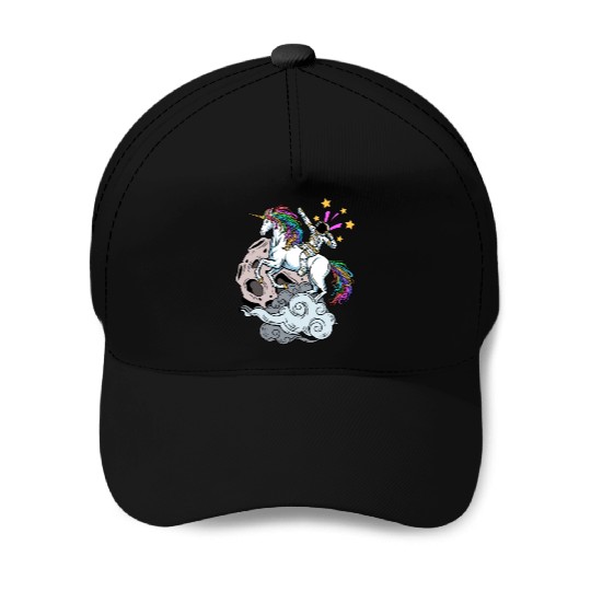 Unicorn Astronaut – Fantastic Rainbow Design Baseball Caps