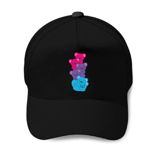 Androgynous Flag Pride Lgbtq Cute Mouse Baseball Caps