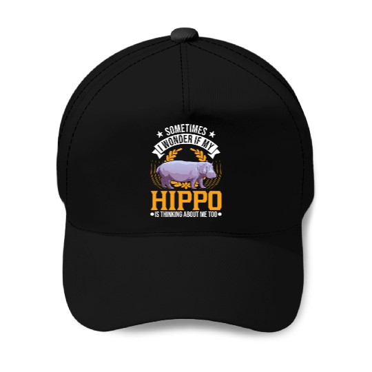 Hippo Gift Baseball Caps