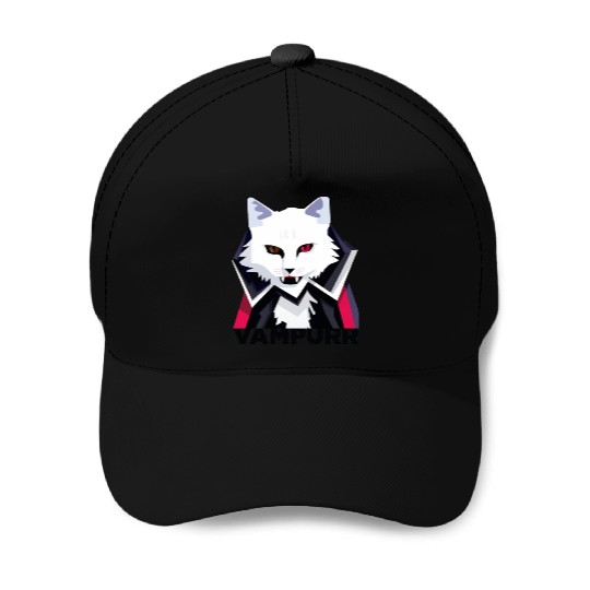 Vampurr The Vampire Cat Baseball Caps