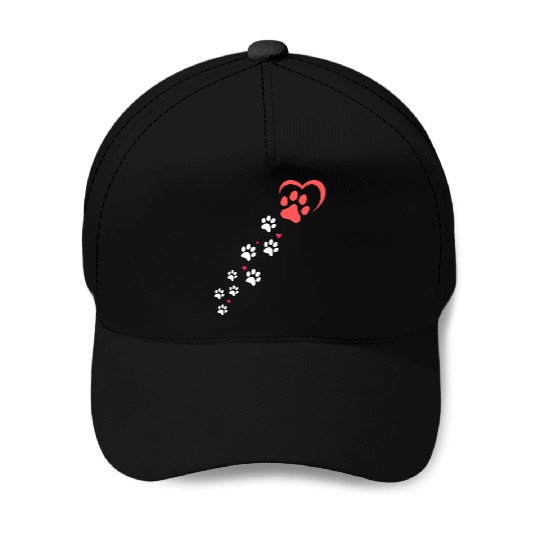 Dog Paw For Dog Owners Baseball Caps