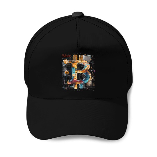 Pi day 3.14 Crypto Bitcoin Math Hidden Code Baseball Caps