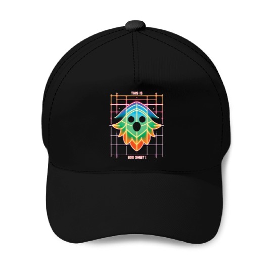 THIS IS BOO SHEET!, neon colors Baseball Caps